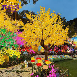 Arbre artificiel LED Ginkgo commercial pour la décoration de centres commerciaux, hôtels et paysages extérieurs lors de festivals et de vacances - Product Image 6