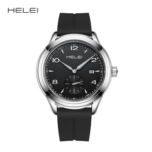 RELOJ DE CUARZO <span class=keywords><strong>HELE</strong></span> Reloj de hombre resistente al agua de moda informal Cronógrafo de cuarzo Cross-Border-Piece Hair - Product Image 6