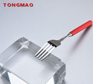 Ngoài trời thịt nướng dao và ngã ba cực <span class=keywords><strong>Telescopic</strong></span> ngã ba thép không gỉ nướng xúc xích ngã ba - Product Image 6