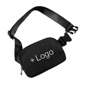 Siy639 - Riñonera Deportiva Pequeña Unisex de Nailon Impermeable con Logotipo Personalizado, para Entrenamiento, Viajes y Senderismo - Product Image 1