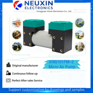 Pompa Vakum Tanpa Minyak Dua Kepala Portabel DC12/24V Aliran Besar Tekanan Negatif Pompa Udara Mini OEM Dapat Disesuaikan - Product Image 1