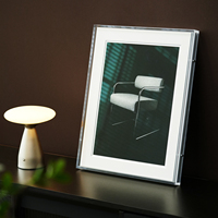 Cadre photo rectangulaire Ludaye en acrylique écologique, étanche, transparent, pour table ou mur, taille personnalisée, logo, commande en gros, direct usine