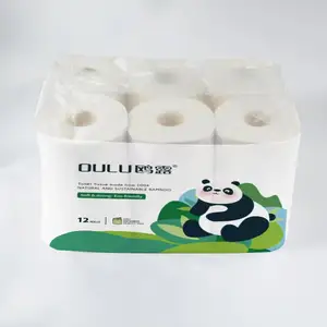 Water Soluble Toilet Pape Bamboo Toilet Pape Soft And Hygienic 2 Ply Bathroom Tissue