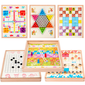 Venta al por mayor <span class=keywords><strong>de</strong></span> alta calidad barato multifuncional mesa <span class=keywords><strong>de</strong></span> juegos avión/<span class=keywords><strong>serpientes</strong></span> y escaleras/ajedrez chino/Gobang para niños la educación - Product Image 2