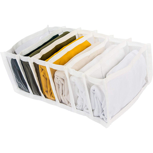 Casa <span class=keywords><strong>de</strong></span> almacenamiento transparente divisor <span class=keywords><strong>de</strong></span> cajón <span class=keywords><strong>de</strong></span> plástico <span class=keywords><strong>de</strong></span> Pvc transparente <span class=keywords><strong>para</strong></span> <span class=keywords><strong>ropa</strong></span> <span class=keywords><strong>interior</strong></span> calcetines <span class=keywords><strong>organizador</strong></span> colgante - Product Image 4