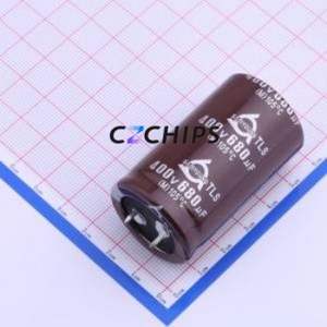 ตัวเก็บประจุอิเล็กโทรไลต์อะลูมิเนียมแบบ Snap-in รุ่น TLS 400V680 ขนาด 30*50 มม. ชนิด Through hole (THT) ขนาด D30xL50 มม. ความจุ 680uF 20% 400V ระยะขา 10 มม. - Product Image 1