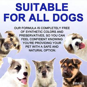 Vitamines Naturelles pour la Santé Oculaire des Chiens - Éliminateur de Taches Lacrymales - Améliore la Vision, le Système Immunitaire et la Santé Osseuse des Chiens Seniors - Friandises à Mâcher - 180 Comprimés - Product Image 5