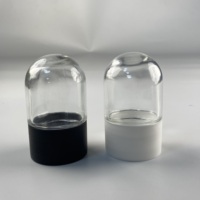 Pot en verre de 100 ml résistant aux enfants avec bouchon CR, bouteille en verre pour fleurs séchées