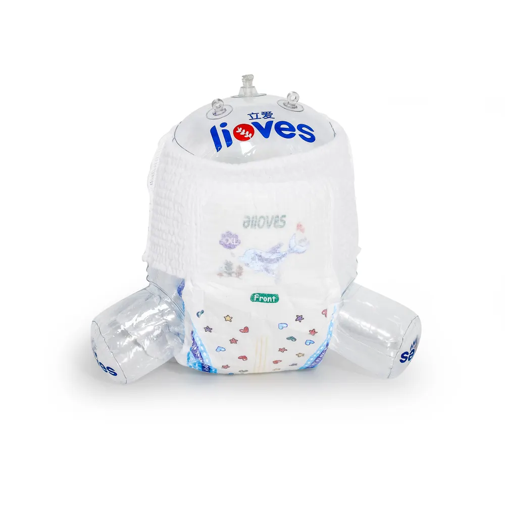 डायपर वितरकों के लिए एलोव्स नरम सांस लेने योग्य अवशोषण डायपर पैंट शिशु देखभाल उत्पाद