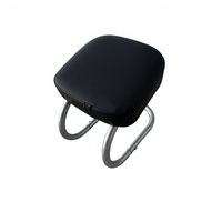 Tabouret de méditation noir portable à hauteur réglable, pivotant, pour la maison et le bureau, 24 pouces
