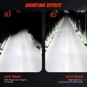 Nueva Tendencia Q50, Faros LED Súper Brillantes de 12V y 6000K, 240W 24000LM, Bombilla H4, IP68 Impermeable, Ajuste Universal, Mejor Calidad, Gran Tamaño - Product Image 6