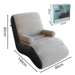 Sofá Inflable para Exteriores, Tipo S, con Bomba, Cómodo para Relajarse, Plegable - Product Image 2