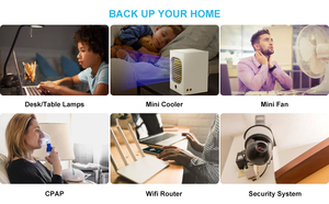 大容量72000mAh266Whラップトップパワーバンク65W USB-C DC 20V24Vリチウムイオン電池<span class=keywords><strong>CPAP</strong></span>キャンプ用12V3A充電器 - Product Image 6