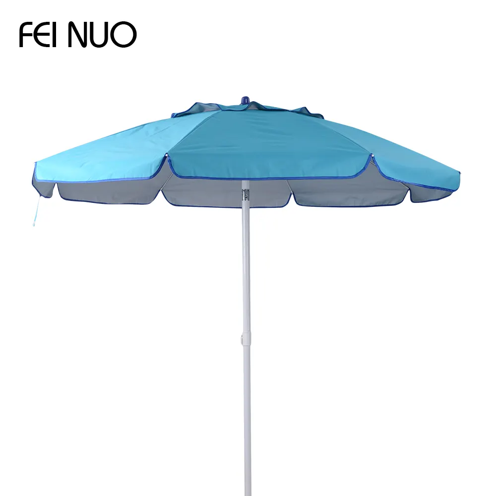 Accept custom new design 8k big garden sunshade bohemian seaside parasol umbrella price
