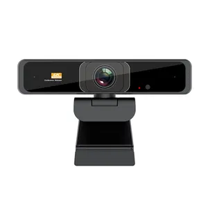 高品质360度全向遥控网络摄像头4k Uhd Coms传感器摄像头，带降噪麦克风