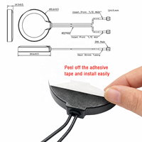 Antennes de véhicule 4G LTE, antenne double bande MIMO, montage magnétique, double antenne SMA mâle pour Verizon AT&T T-Mobile