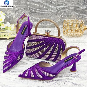 Nuove <span class=keywords><strong>scarpe</strong></span> italiane Sinya <span class=keywords><strong>con</strong></span> borsa abbinata, decorate <span class=keywords><strong>con</strong></span> pietre, fatte a mano, <span class=keywords><strong>scarpe</strong></span> <span class=keywords><strong>con</strong></span> <span class=keywords><strong>tacco</strong></span> alto da sposa, set coordinato <span class=keywords><strong>con</strong></span> borsa. - Product Image 6