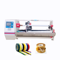 Machine de découpe automatique de ruban adhésif en polyester certifiée CE JCD, pour ruban de masquage en PET et film adhésif, avec découpeuse haute précision pour rouleaux.