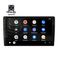 Écran tactile double DIN universel avec GPS, CarPlay sans fil et Android Auto, autoradio 2 DIN, lecteur multimédia universel pour voiture