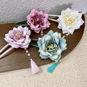 Nouvelles Épingles à Cheveux Fleurs Printemps-Été Dégradé de Couleur Rose Fleur de Mariage Accessoires <span class=keywords><strong>pour</strong></span> Femmes - Product Image 3