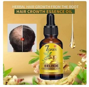 Minyak penumbuh rambut cepat 7 hari, produk kecantikan Serum perawatan kulit kepala pria wanita rontok Anti rambut - Product Image 4