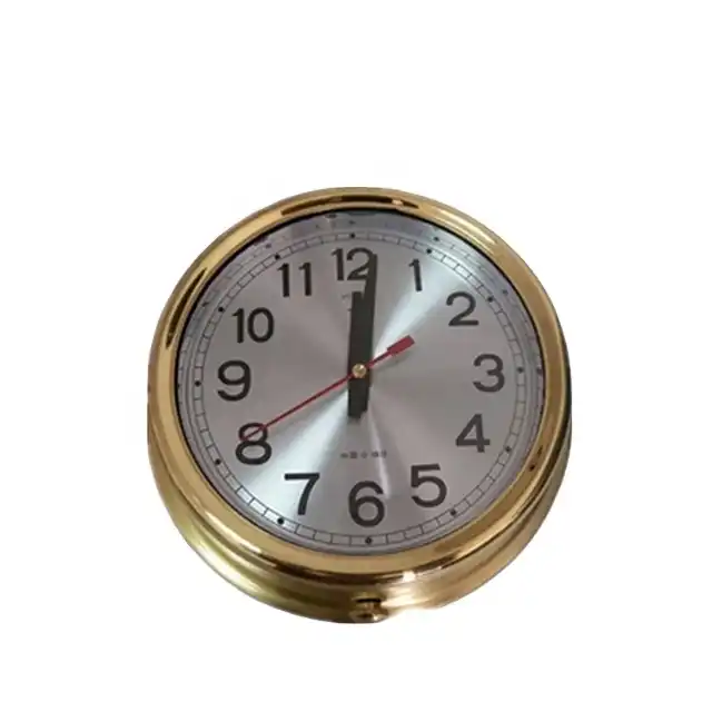 Marine Brass Nautical Quartz Wall Clock