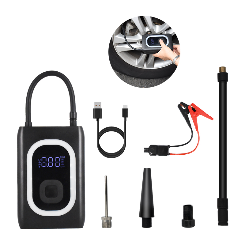 12000 мА/ч, высокая скорость литиевая батарея 12-16V 250-1000A Портативный электрический воздушный насос автомобильное зарядное устройство для аккумулятора с Jump Starter Kit