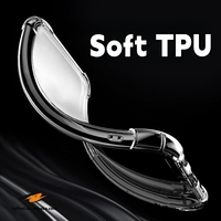 Coque transparente antichoc en TPU pour OnePlus 12/12R One Plus 11/11R 9/9pro Série Nord 2 Housse de protection pour téléphone portable