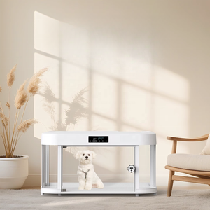 USMILEPET <span class=keywords><strong>Smart</strong></span> <span class=keywords><strong>Pet</strong></span> Cabin Animaux Cage Santé Clinique Vétérinaire Cat <span class=keywords><strong>Crate</strong></span> <span class=keywords><strong>Pet</strong></span> Chambre à Oxygène Traitement d'isolement pour animaux de compagnie - Product Image 1