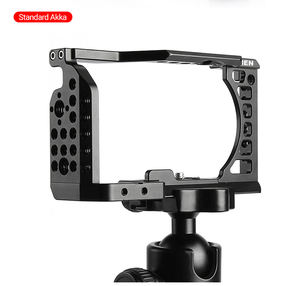 Jaula de cámara de aleación de aluminio Mamen A6400 con empuñadura y soporte para flash (cold shoe) para A6100/A6300/A6400 (Negro) - Product Image 5