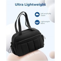 Sac de sport personnalisé grande capacité sacs de sport de voyage avec compartiment à chaussures sac de sport de week-end matelassé portable pour femmes