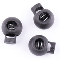 Kunststoff-Kordelstopper 8mm Federbelastet für Zugschnurbeutel Maßgefertigte Kunststoff-Federkordelstopper Hochbelastbare Kordelverschlüsse