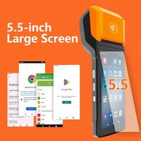 Mesin Kasir Pintar Android 13/14/15 Harga Pabrik, Perangkat Pos Genggam Mobile dengan Printer dan Software Android PDA untuk Dijual