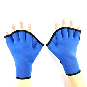 新款热卖游泳手套每个年龄段防水训练网指氯丁橡胶游泳手套