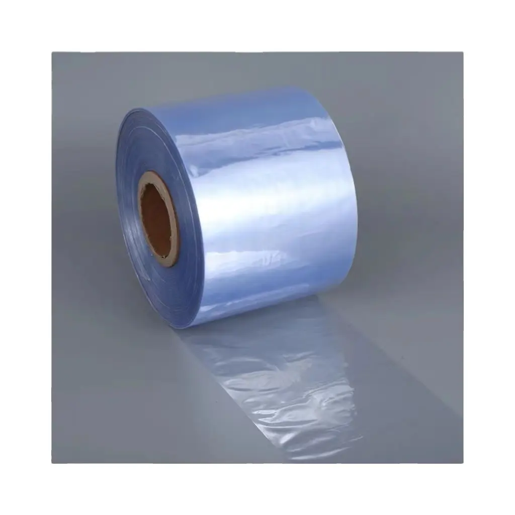 Hersteller Hochwertige kunden spezifische PVC-Schrumpf folie Kunststoff folie Kunststoff verpackung PVC-Folien rolle