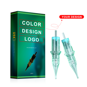 Thunderlordパワーグリーンカートリッジ針バイオメーザー製20ピース/箱RSモデルユニバーサルパーマネントメイクタトゥー針 - Product Image 5