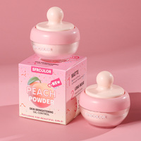S.f.r warna baru Label pribadi Makeup Finishing Vegan Mineral kecantikan persik tembus kontrol minyak longgar pengaturan wajah bubuk