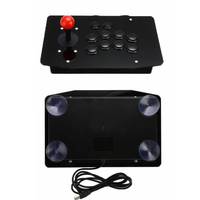 Manette de combat d'arcade USB filaire personnalisée Console de jeu PC 10 boutons Joystick
