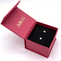 Boîte cadeau en papier de luxe, boîte rigide en carton en forme de livre, boîte à bijoux, boîte à bagues midi, boîte à montres, boîte à broches magnétique avec fermeture magnétique