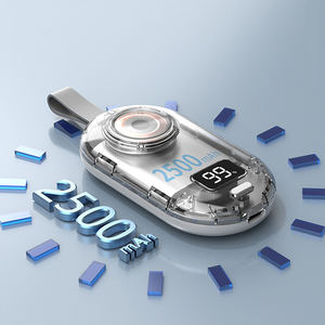 Chargeur sans fil portable de petite taille à vente chaude, 2500 mAh, magnétique, avec affichage numérique LED, batterie externe - Product Image 3