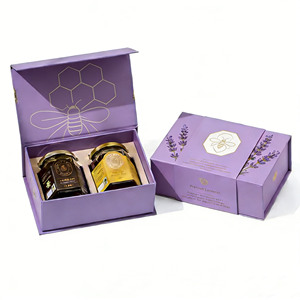Emballage <span class=keywords><strong>de</strong></span> luxe pour pot <span class=keywords><strong>de</strong></span> <span class=keywords><strong>miel</strong></span>, boîte d'emballage en carton personnalisée, boîte d'emballage pour <span class=keywords><strong>miel</strong></span>, boîte d'emballage pour <span class=keywords><strong>miel</strong></span> - Product Image 2