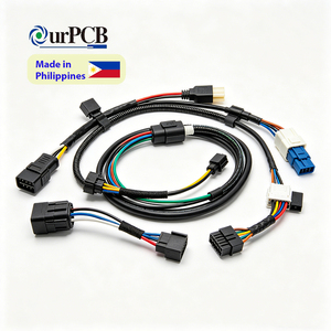 ชุดสายไฟทนความร้อนสูง PTFE แบบ OEM สำหรับประกอบขั้วรัดสายไฟในเตาอบรีโฟลว์ SMT อุปกรณ์ทดสอบเซมิคอนดักเตอร์ สายไฟสำหรับจ่ายไฟ - Product Image 1