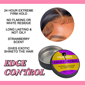 Cera Fijadora de Bordes de Marca Privada, Fuerte Fijación, Sin Residuos, <span class=keywords><strong>Hidratante</strong></span>, Gel Estilizador No Grasoso para Control de Bordes, Para Todo Tipo de Cabello - Product Image 4