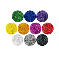 Granulés de plastique recyclés noirs HDPE LDPE Granulés Extrusion Masterbatch Masterbatch noir en plastique
