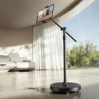 Support de sol multifonctionnel pour tablette, design ergonomique, portable avec roulettes pour la lecture, best-seller 2026
