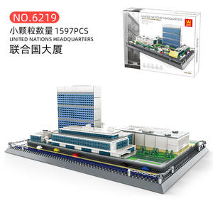 Modèle de construction de la Cathédrale de Sainte-Sophie Wange, jouet éducatif DIY, plus de 800 pièces, miniature architecturale - Product Image 2