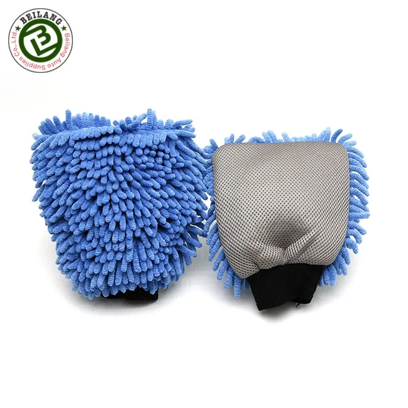 Mikrofaser Chenille wasch handschuhe auto/waschen mitt mikrofaser/chenille auto reinigung handschuh