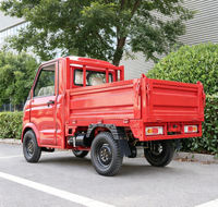 Véhicule utilitaire électrique robuste à 4 roues, mini-fourgonnette, tricycle cargo avec cabine, camionnette électrique pour usage en usine