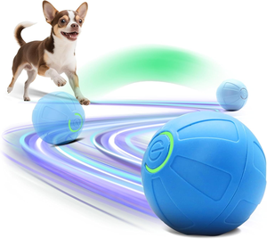 2026 New Pet Training Dog <b>Interactive</b> Game Led Light Electric Automatic Rolling Ball Smart <b>Cat</b> <b>Toy</b> - Product Image 1