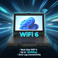 Portátil Robusto de 14 Pulgadas, Intel Core Ultra 5 7 AI, Windows 11 Pro, 1000nits, Legible Bajo la Luz Solar, WiFi 6, Computadora Industrial